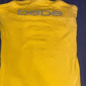 Bebe rhinestone tube top